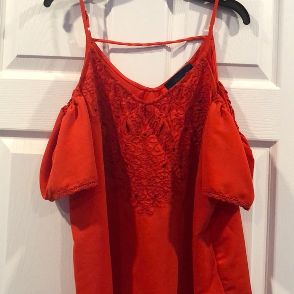 Orange red Blouse - Picture 1 of 2